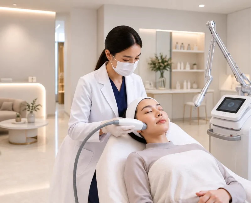 Modern Clinical Spa Treatment Room